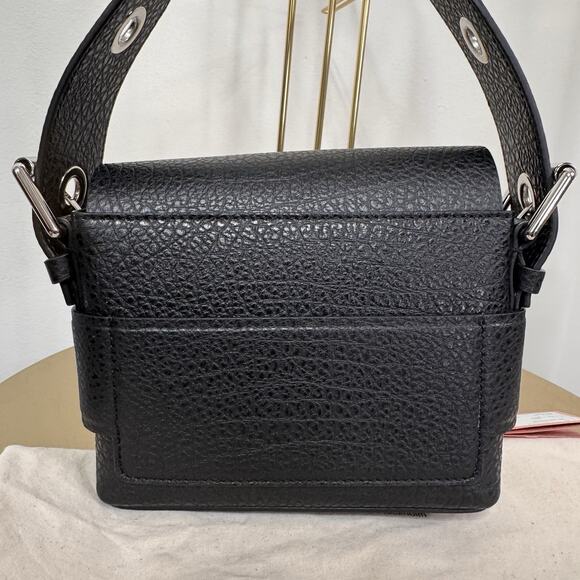 ACNE STUDIOS Musubi Leather Black Shoulder Bag New Chain Link Hardware NEW - Picture 5 of 9